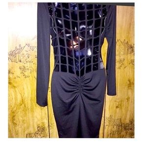 Cut Out Sexy Black Dress